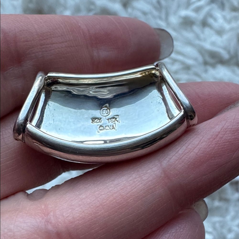 Eric Grossbardt Magnolia Inlay Pendant - Picture 2 of 2